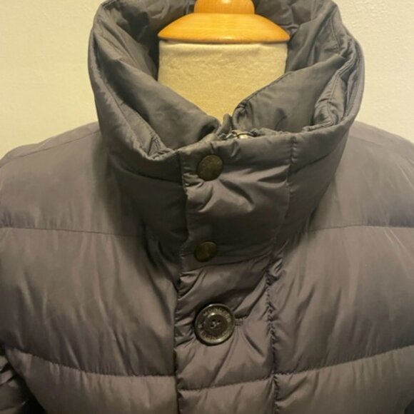Moncler Clunye Hooded Mid-Length Down Jacket in black - Picture 4 of 14